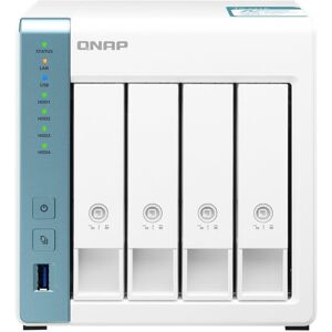 QNAP TS-431K serveur de stockage NAS Tower Ethernet/LAN Blanc Alpine AL-214