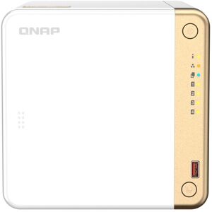 QNAP TS-462-4G serveur de stockage NAS Tower Ethernet/LAN Blanc N4505