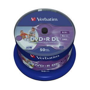 Verbatim 43703 DVD vierge 8,5 Go DVD-R 50 pièce(s) - Publicité