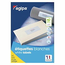 Agipa Etiquettes adresses 70 x 35 mm Agipa 119006 - Boîte de 2400