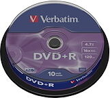 Verbatim DataLifePlus - DVD+R x 10 - 4.7 Go - support de stockage