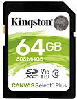 Kingston Canvas Select Plus - carte mémoire flash - 64 Go - SDXC UHS-I