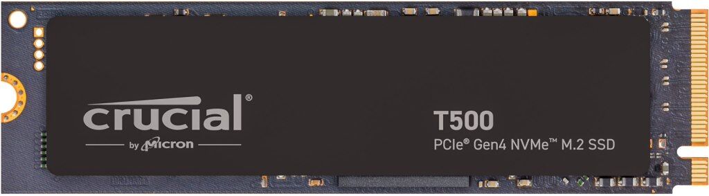 Micron technology Crucial T500 M.2 500 Go PCI Express 4.0 3D TLC NAND NVMe Transparent