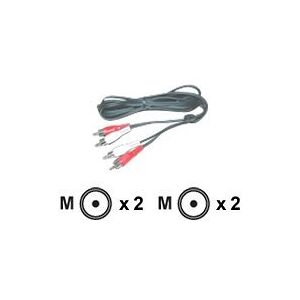 Mcl samar MCL MC705-1.5M câble audio 1,5 m 2 x RCA Noir