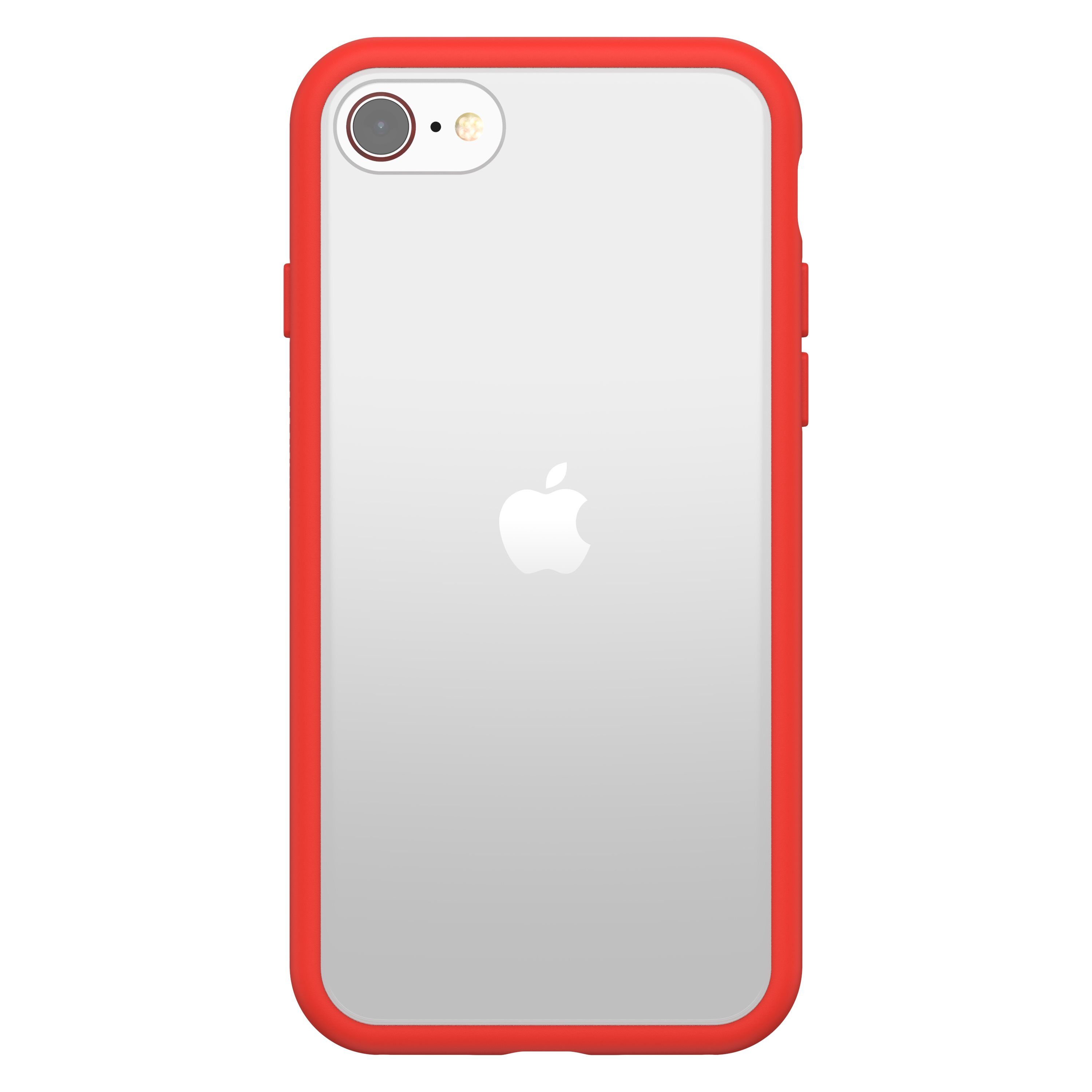 OtterBox React Series pour Apple iPhone SE (2nd gen)/8/7, Power Red - produits livrés sans emballage
