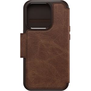 OtterBox Strada Series Folio MagSafe pour iPhone 15 Pro, Espresso (Brown)