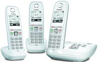 Siemens Pack trio téléphone répondeur sans fil Gigaset AS470A blanc Siemens Pack trio téléphone répondeur sans fil Gigaset AS470A blanc
