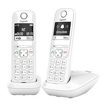 Siemens Pack duo téléphone sans fil Gigaset AS690 - blanc