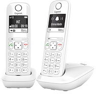 Siemens Pack duo téléphone sans fil Gigaset AS690 - blanc Siemens Pack duo téléphone sans fil Gigaset AS690 - blanc