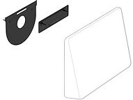 Logitech Tap Wall Mount kit de montage de contrôleur de vidéoconférence Logitech Tap Wall Mount kit de montage de contrôleur de vidéoconférence