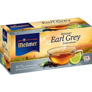 Thé noir 'Earl Grey', paquet de 25 - Lot de 4