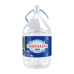 Cristaline Fontaine eau de source Cristaline bouteille 8 L Magenta - Publicité