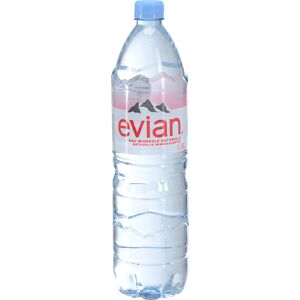 Eau minérale Evian bouteille 1,5 litres - Carton de 12