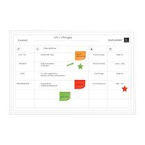 Exacompta Planning magnétique Team 59 x 90 cm Exacompta