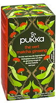 Pukka Thé vert Matcha Ginseng - boîte de 20 sachets Pukka Thé vert Matcha Ginseng - boîte de 20 sachets