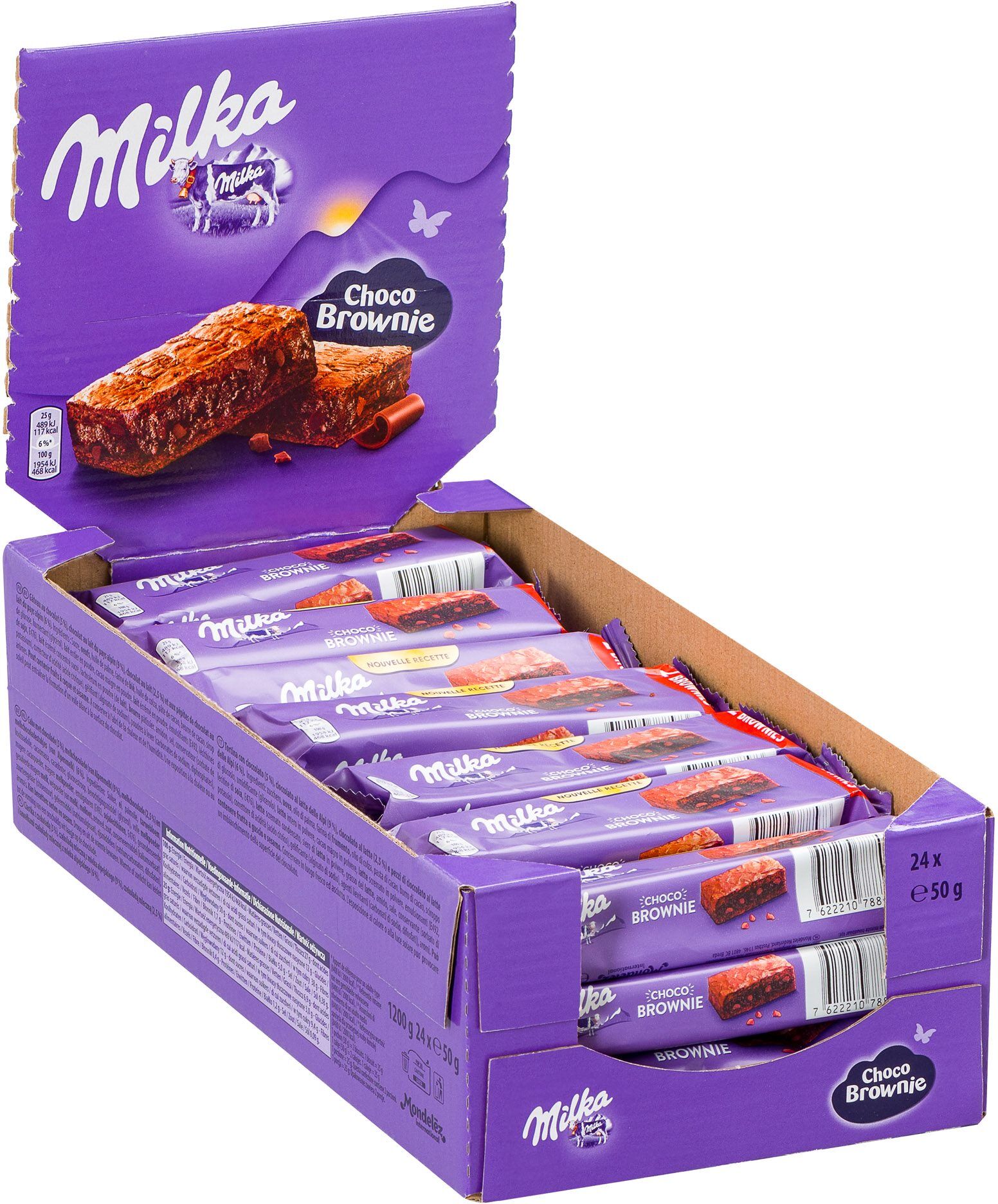 Brownie Milka x 2 - Format poche 100 g - Lot de 24