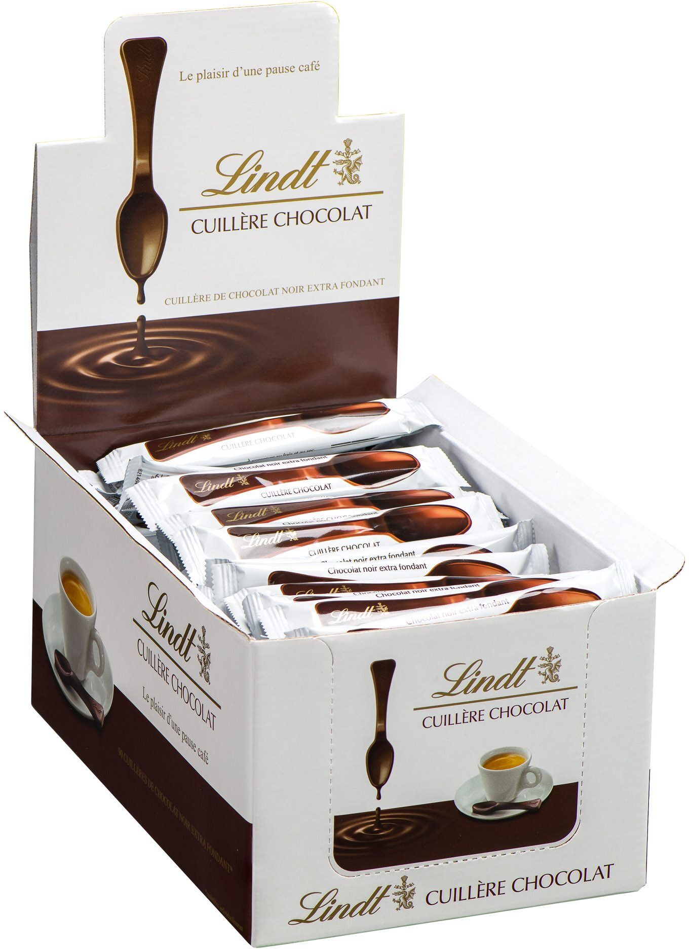 Cuillère chocolat noir extra fin Lindt - 10,9 g - Lot de 90