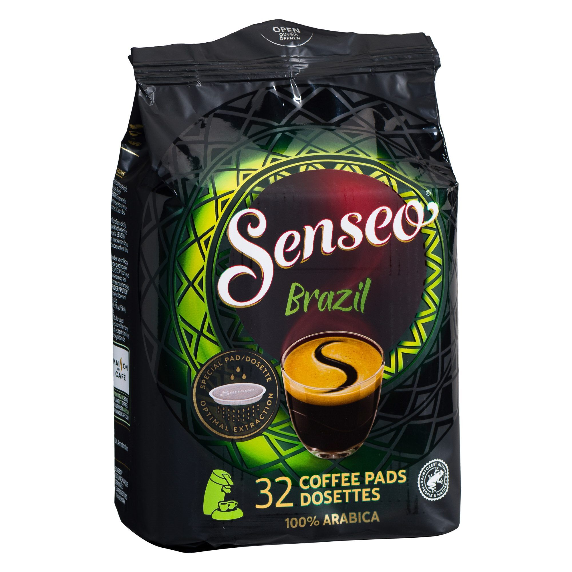 Dosettes de café Senseo Espresso Brazil - Paquet de 32 Blanc