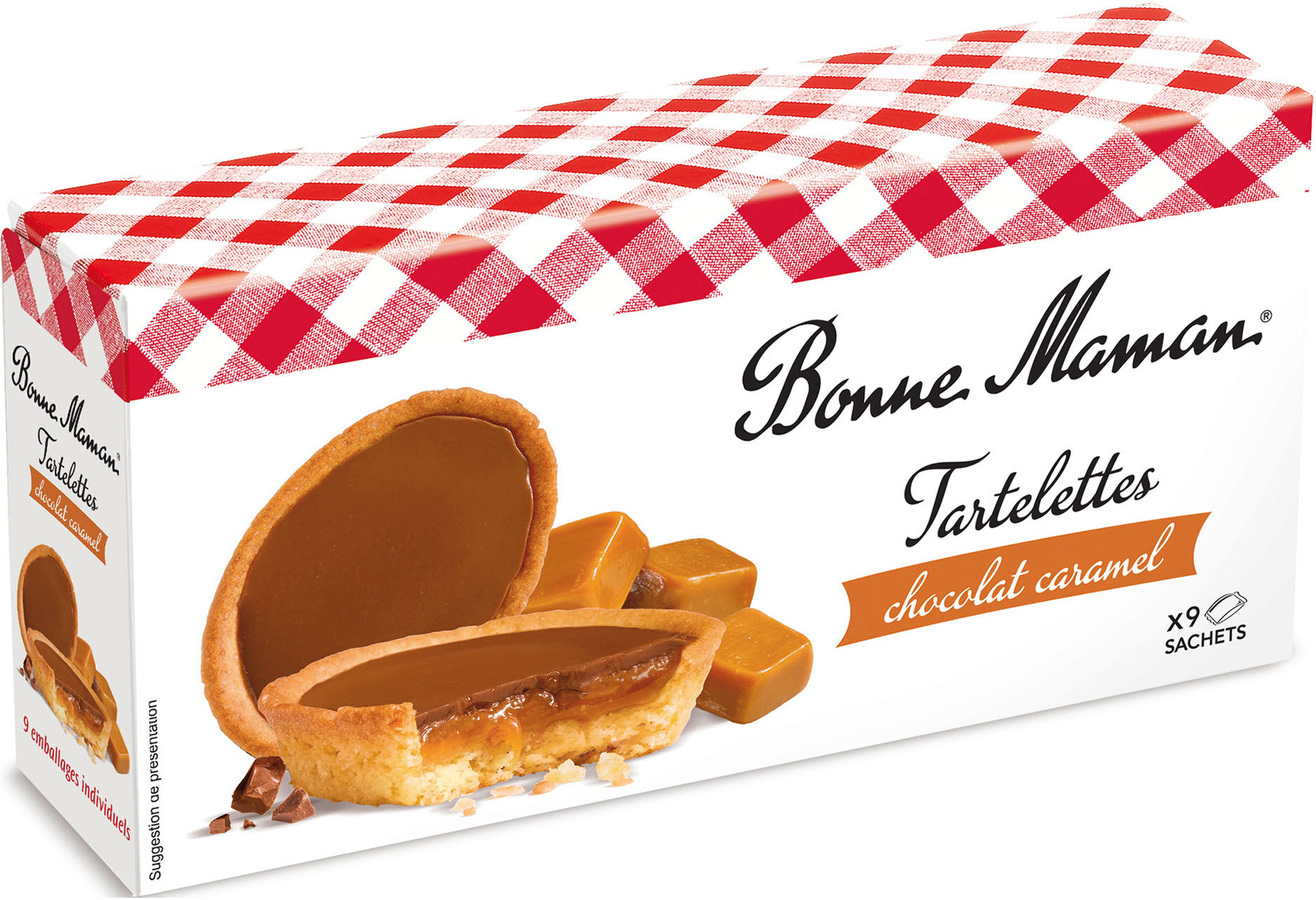 Tartelettes chocolat caramel Bonne Maman - Paquet de 135 g