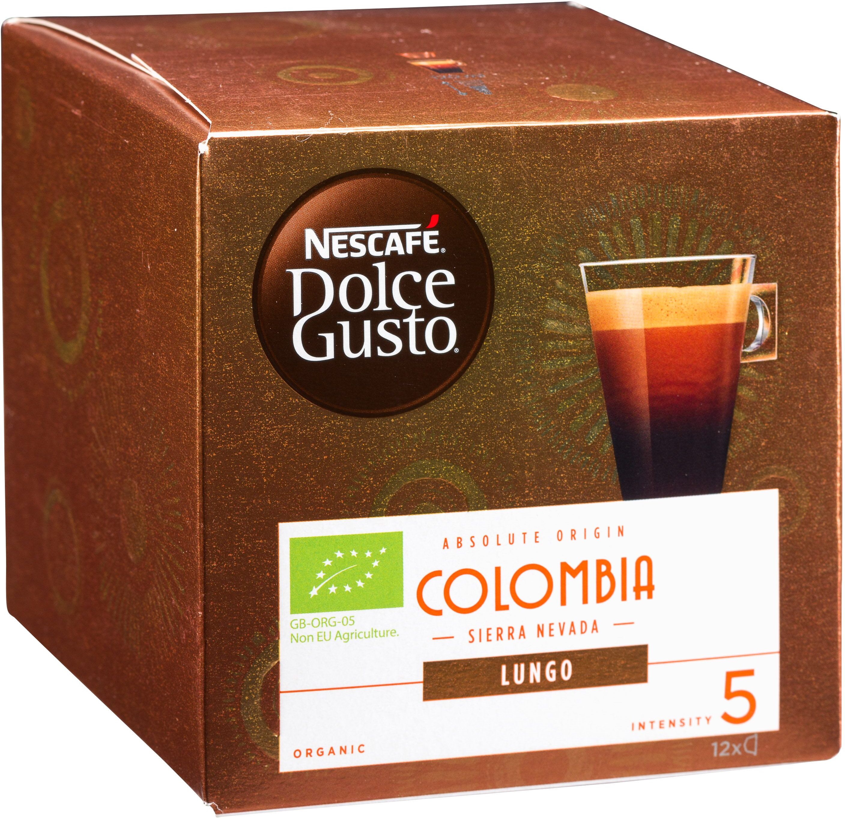 Capsules de café Nescafé Dolce Gusto Columbia Bio - Boîte de 24