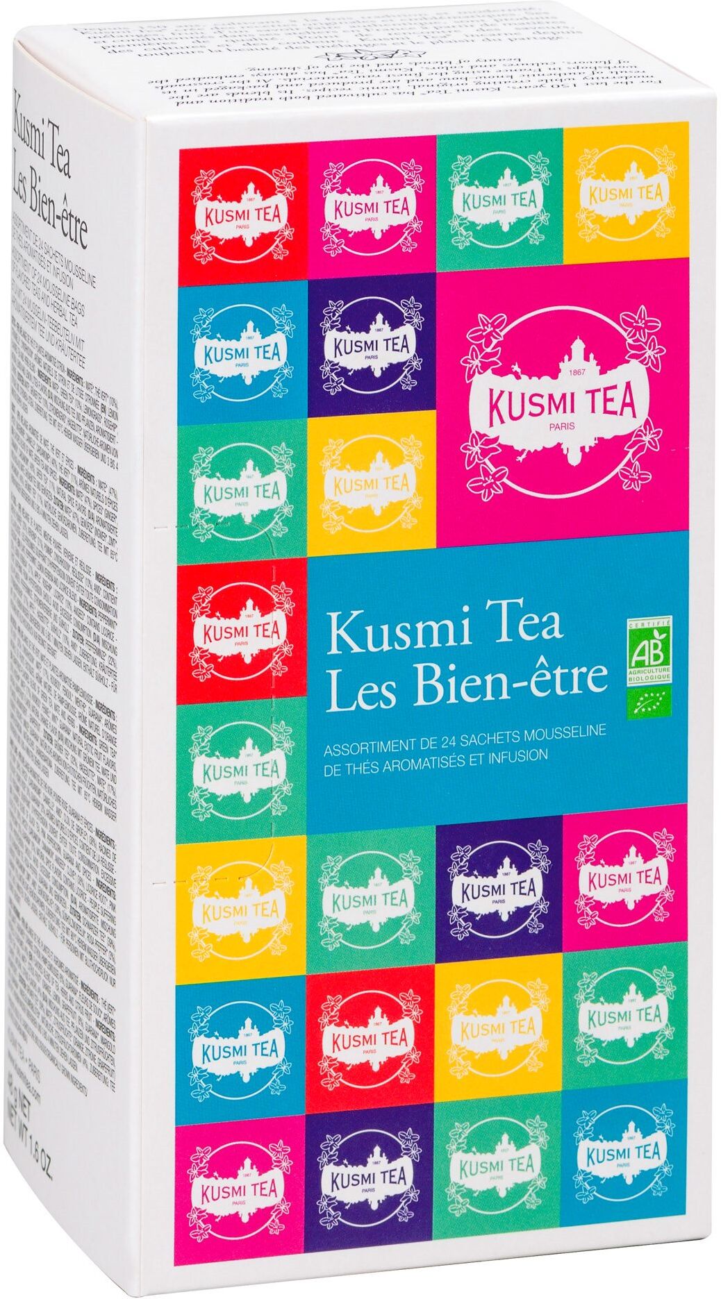 Thé et infusions Bien-être Kusmi Tea - Coffret de 24 sachets