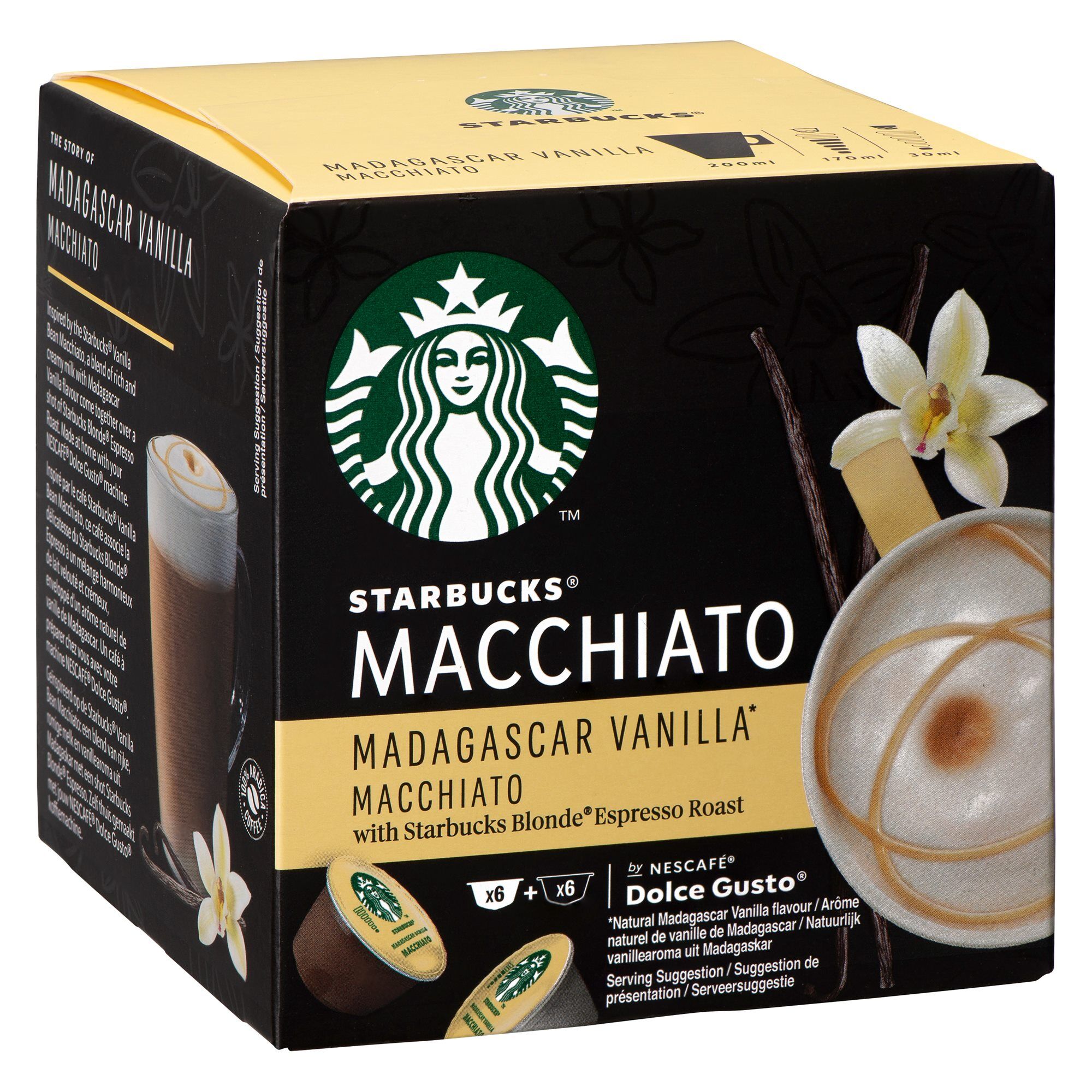 Capsules de café Starbucks Dolce Gusto Macchiato vanille - Boîte de 24 10