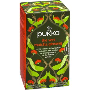 Pukka Thé vert Matcha Ginseng - boîte de 20 sachets Anthracite