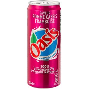 Oasis Cassis Framboise 33 cl - 24 canettes