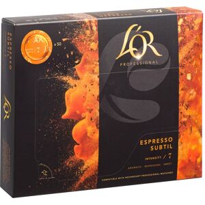 L'or Capsule Suprême Subtil L'OR Professional - Boite de 50 - Compatible Nespresso Pro