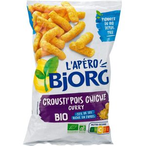 Bjorg Crousti' pois chiche curry bio Bjorg - Sachet de 75 g Magenta