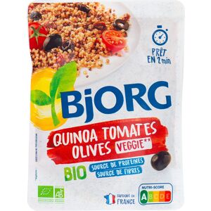 Plat cuisiné quinoa tomates olives bio Bjorg - Sachet de