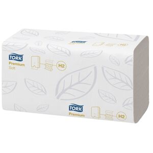 Tork Papier essuie-mains pliage enchevêtré Tork Premium Doux maxi - Carton de 2310 feuilles