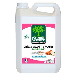 Arbre vert professionnel Crème lavante Amande douce L'arbre Vert professionnel - Bidon de 5 L