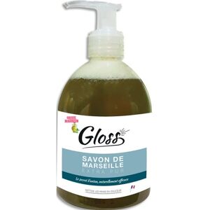 Gloss Flacon poussoir 300 ml de Savon de Marseille liquide enrichi à l'huile d'Olive - Lot de 2