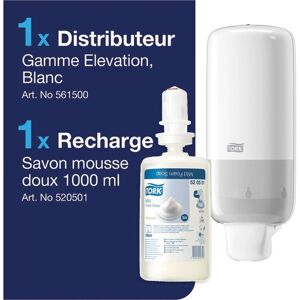 Tork Distributeur Starter Pack, livré avec cartouche savon multi-usages 520501