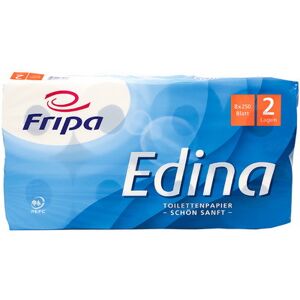 Fripa Papier toilette Edina, 2 couches, extra blanc - Lot de 4