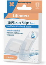 Lifemed Pansements 'Aqua', boîte de 10, transparent - Lot de 21