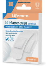 Lifemed Pansements 'Sensitive', blanc, pack de 10 - Lot de 21