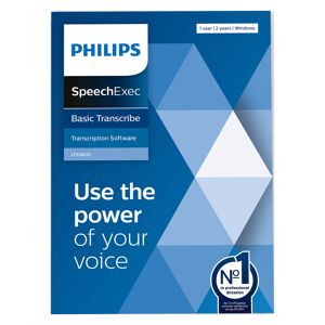 Philips Logiciel SpeechExec Basique de transcription - clé de licence 2 ans