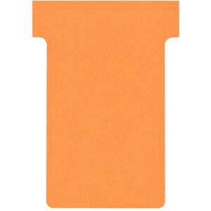 Fiches en T indice 2 / 60 mm orange - Lot de 100 9