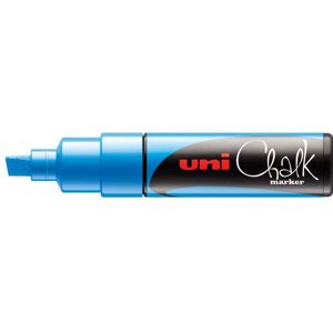 Uni-ball Marqueur craie Chalk marker PWE8K, bleu métallique - Lot de 4 Rouge