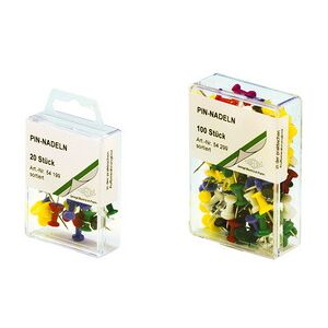 Wedo Punaises, assorti, petit paquet - Lot de 14