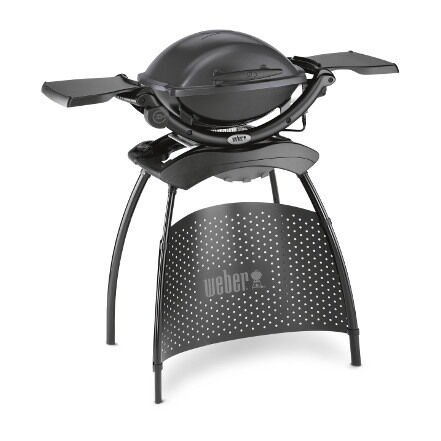 Barbecue électrique Weber Q 1400 Stand Electric Grill Vert olive