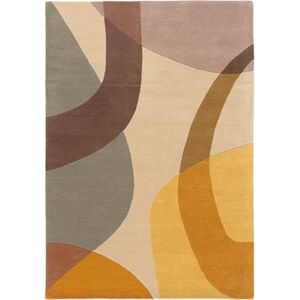 ACSENTO Tapis Corte 160x230 Jaune Mauve