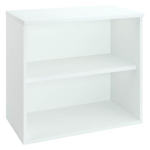 Bibliothèque basse H 73 x L 80 cm blanc  Arch Aluminium