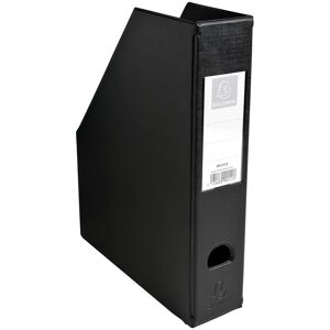 Exacompta Porte-revues PP - Dos 70mm - livrés à plat - 23x31cm - Noir - Lot de 10 Noir