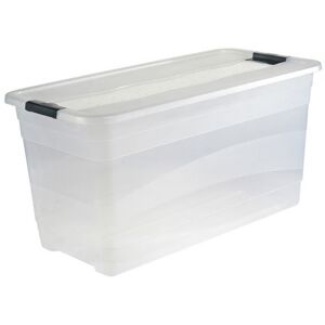 Keeeper Boîte de rangement 'cornelia', 83 L, transparent