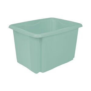 Keeeper Boîte de rangement 'emil', 15 litres, nordic-green - Lot de 4 Noir