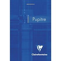 Clairefontaine Bloc Pupitre agrafé en-tête A7160 pages détachables petits carreaux - Assortis - Lot de 20