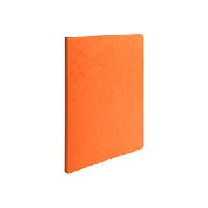 Exacompta Chemise a dos rainé Carte lustrée 400gm² - 24x32cm - Orange - Lot de 50 - Publicité